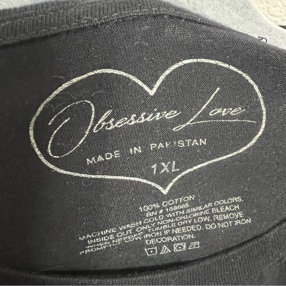 Butterfly Long-Sleeve Crop Graphic Tee - Picture 4 of 5